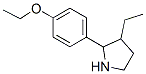 Pyrrolidine, 2-(4-ethoxyphenyl)-3-ethyl- (9ci) Structure,524918-27-2Structure