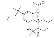 (6Ar)-3-(1,1-dimethylpentyl)-6aβ,7,10,10aα-tetrahydro-6,6,9-trimethyl-6h-dibenzo[b,d]pyran-1-ol acetate Structure,52493-14-8Structure