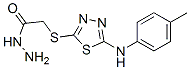 (5-P-tolylamino-[1,3,4]thiadiazol-2-ylsulfanyl)-acetic acid hydrazide Structure,52494-24-3Structure