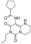 Cyclopentanecarboxamide,n-(1,3,4,6,7,8-hexahydro-6,8-dioxo-7-propyl-2h-pyrimido[1,6-a]pyrimidin-9-yl)- Structure,524944-76-1Structure