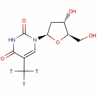 Thymidine-(methyl-3h) Structure,52497-68-4Structure