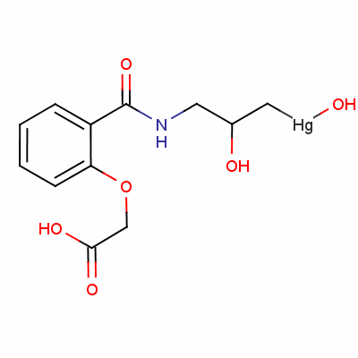 Mercuderamide Structure,525-30-4Structure