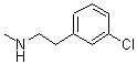 [2-(3-Chlorophenyl)ethyl]methylamine Structure,52516-20-8Structure