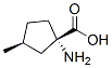 Cyclopentanecarboxylic acid,1-amino-3-methyl-,(1s-cis)-(9ci) Structure,52521-23-0Structure