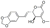 (5S)-6α-[(e)-2-(1,3-benzodioxol-5-yl)ethenyl ]-5,6-dihydro-5β-hydroxy-4-methoxy-2h-pyran-2-one Structure,52525-98-1Structure