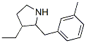 Pyrrolidine, 3-ethyl-2-[(3-methylphenyl)methyl]- (9ci) Structure,525537-25-1Structure