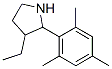 Pyrrolidine, 3-ethyl-2-(2,4,6-trimethylphenyl)- (9ci) Structure,525537-27-3Structure