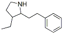 Pyrrolidine, 3-ethyl-2-(2-phenylethyl)- (9ci) Structure,525537-33-1Structure