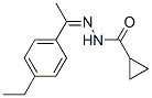 Cyclopropanecarboxylic acid,[1-(4-ethylphenyl)ethylidene]hydrazide (9ci) Structure,525565-06-4Structure