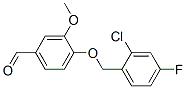 4-[(2-Chloro-4-fluorobenzyl)oxy]-3-methoxybenzaldehyde Structure,525570-29-0Structure