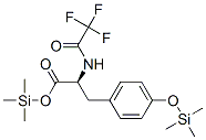 N-(trifluoroacetyl)-o-(trimethylsilyl)-l-tyrosine trimethylsilyl ester Structure,52558-10-8Structure