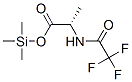 N-(trifluoroacetyl)-l-alanine trimethylsilyl ester Structure,52558-80-2Structure