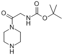 (2-Oxo-2-piperazin-1-yl-ethyl)-carbamic acid tert-butyl ester Structure,525587-00-2Structure