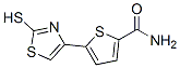 5-(2-Sulfanylidene-3H-1,3-thiazol-4-yl)thiophene-2-carboxamide Structure,52560-89-1Structure