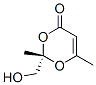 4H-1,3-dioxin-4-one,2-(hydroxymethyl)-2,6-dimethyl-,(2s)-(9ci) Structure,525600-95-7Structure