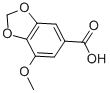 7-Methoxy-1,3-benzodioxide-5-carboxylicacid Structure,526-34-1Structure