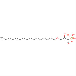 3-(Hexadecyloxy)-2-hydroxypropyl dihydrogen phosphate Structure,52603-03-9Structure