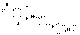 2-[n-(2-Cyanoethyl)-4-[(2,6-dichloro-4-nitrophenyl)azo]anilino]ethyl acetate Structure,5261-31-4Structure