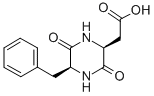 (2S-cis)-(-)-5-benzyl-3,6-dioxo-2-piperazineacetic acid Structure,5262-10-2Structure