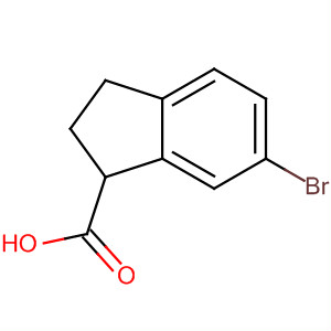 6-Bromo-2,3-dihydro-1h-indene-1-carboxylic acid Structure,52651-16-8Structure