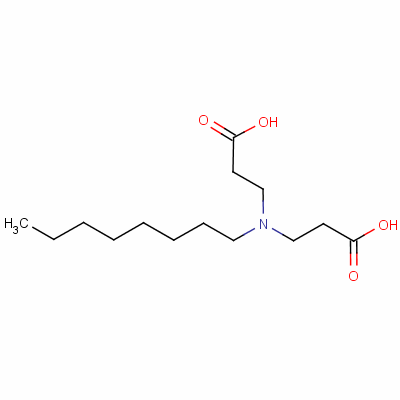 N-(2-carboxyethyl)-n-octyl-beta-alanine Structure,52663-87-3Structure