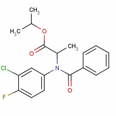 Flamprop isopropyl Structure,52756-22-6Structure