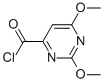 2,6-Dimethoxy-4-pyrimidinecarbonyl chloride Structure,52759-24-7Structure