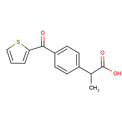 (S)-2-[4-(thien-2-ylcarbonyl)phenyl ]butyric acid Structure,52780-12-8Structure