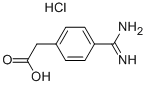 2-(4-Carbamimidoylphenyl)acetic acid hydrochloride Structure,52798-09-1Structure