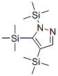 1,4,5-Tris(trimethylsilyl)-1h-pyrazole Structure,52805-98-8Structure