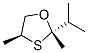 (2S,4s)-2-isopropyl-2,4-dimethyl-1,3-oxathiolane Structure,52806-16-3Structure