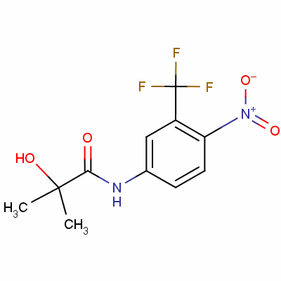 2-Hydroxy-2-methyl-n-[4-nitro-3-(trifluoromethyl)phenyl]propanamide Structure,52806-53-8Structure