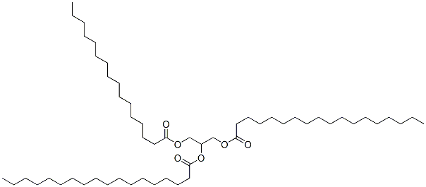 1,2-Dioctadecanoyl-3-hexadecanoyl-rac-glycerol Structure,5281-50-5Structure