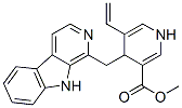 (+)-5-Vinyl-1,4-dihydro-4-(9h-pyrido[3,4-b]indol-1-ylmethyl)-3-pyridinecarboxylic acid methyl ester Structure,52811-48-0Structure