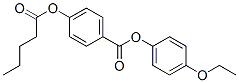 P-pentanoyloxybenzoic acid p-ethoxyphenyl ester Structure,52811-90-2Structure