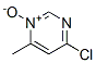 Pyrimidine, 4-chloro-6-methyl-, 1-oxide (9ci) Structure,52816-76-9Structure