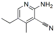 3-Pyridinecarbonitrile,2-amino-5-ethyl-4-methyl- Structure,52833-35-9Structure