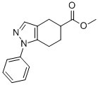 Methyl 4,5,6,7-tetrahydro-1-phenyl-1h-indazole-5-carboxylate Structure,52834-64-7Structure