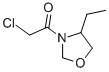 Oxazolidine,3-(chloroacetyl)-4-ethyl-(9ci) Structure,52836-94-9Structure