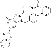 Telmisartan methyl ester Structure,528560-93-2Structure