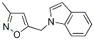 1-[(3-Methyl-5-isoxazolyl)methyl]-1h-indole Structure,528593-71-7Structure