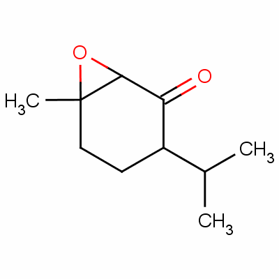 7-Oxabicyclo[4.1.0]heptan-2-one, 6-methyl-3-(1-methylethyl)- Structure,5286-38-4Structure