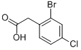 (2-Bromo-4-chlorophenyl)acetic acid Structure,52864-56-9Structure