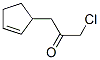 2-Propanone,1-chloro-3-(2-cyclopenten-1-yl)- Structure,52898-45-0Structure