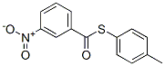 3-Nitrothiobenzoic acid s-(4-methylphenyl) ester Structure,52909-89-4Structure