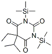 5-Ethyl-5-isopropyl-1,3-bis(trimethylsilyl)-2,4,6(1h,3h,5h)-pyrimidinetrione Structure,52937-65-2Structure