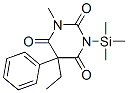 5-Ethyl-1-methyl-5-phenyl-3-(trimethylsilyl)-2,4,6(1h,3h,5h)-pyrimidinetrione Structure,52937-72-1Structure