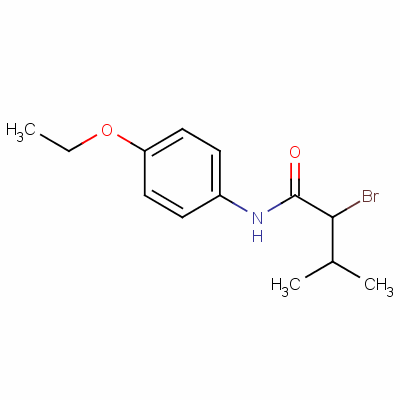 2-Bromo-n-(4-ethoxyphenyl)-3-methylbutyramide Structure,52964-39-3Structure