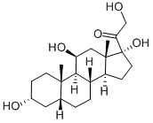 Tetrahydrocortisol Structure,53-02-1Structure