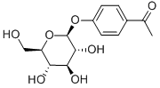 4-Acetylphenyl β-D-glucopyranoside Structure,530-14-3Structure